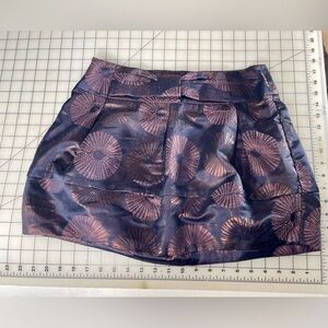 Charlotte Russe Navy and Pink Mini Skirt